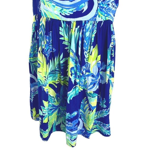 Lilly Pulitzer Kassia Dress Twilight Blue Nest to Nothing Women's Size 6 NWT - Picture 4 of 12
